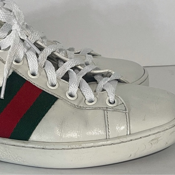 Gucci Ace Sneakers size 35.5 (size 5.5 fit more like 6) - Picture 7 of 16
